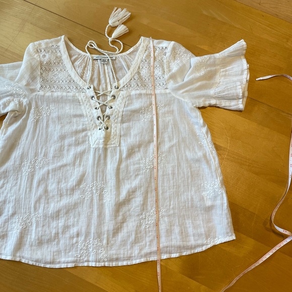 American Eagle Outfitters Short Sleeve Flowy Top Size XS - Picture 8 of 10